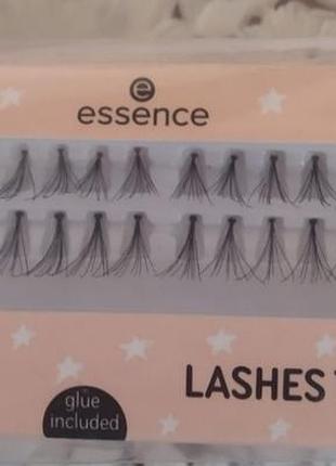 Накладные пучковые ресницы от бренда essence