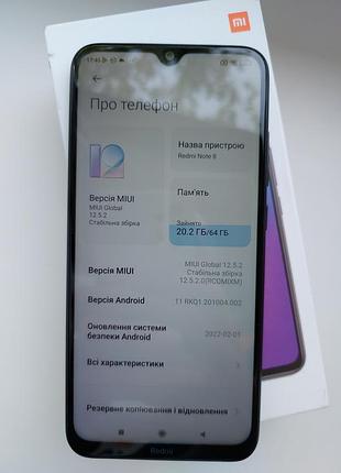 Xiaomi redmi note 8 4+1/64 gb space black