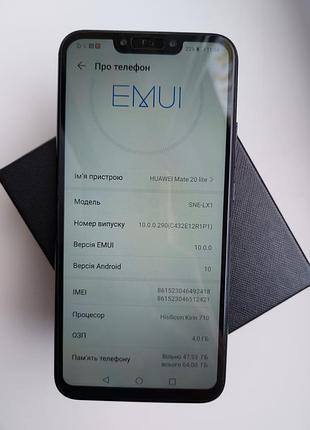 Huawei mate 20 lite 4/64gb black