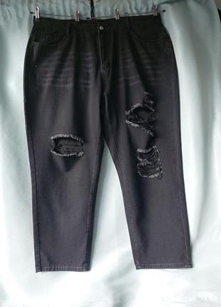 Классные джинсы рванки 4xl