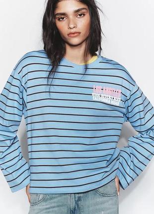 Реглан жіночий в смужку zara new