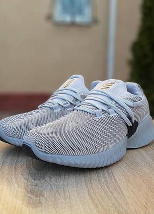 Adidas alphabounce instinct серые 3