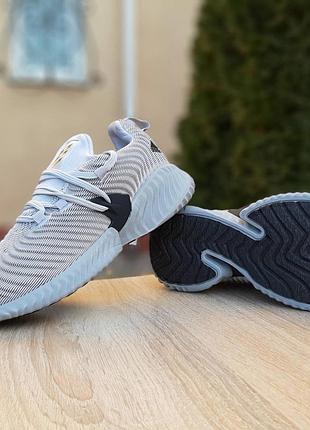 Adidas alphabounce instinct серые 5