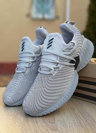 Adidas alphabounce instinct серые 6