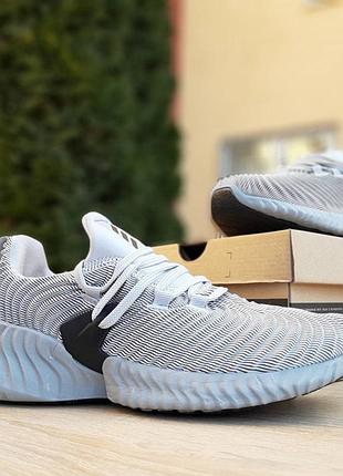 Adidas alphabounce instinct серые 8