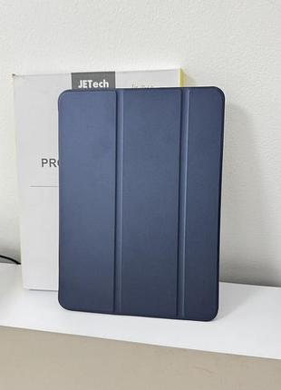 Чохол jetech для ipad pro 11” захисний трифолд smart case темно-синій