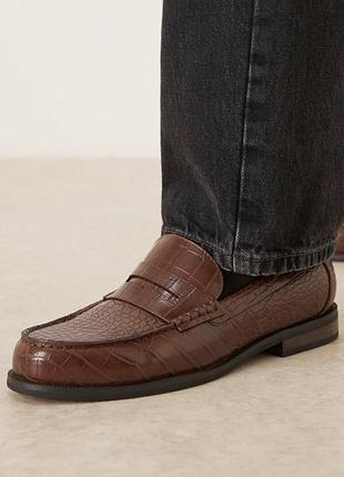 Лофери asos design croc