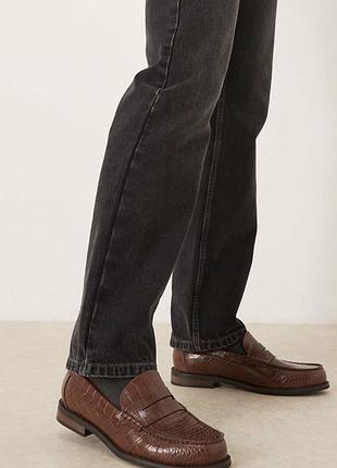 Лофери asos design croc 3
