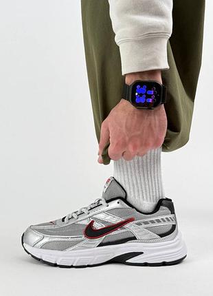 🐻 чоловічі кросівки nike initiator silver grey