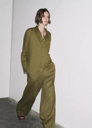 Костюм zara 100 льон