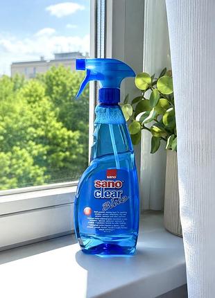 Sano clear засіб для миття скла (вікон, дзеркал), 1 л