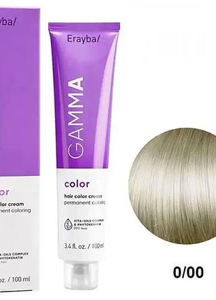 Перманентная краска для волос erayba gamma color cream 9/06 экстра светлый натурально-каштановый блонд 100 мл
