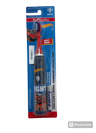 .🏎️ електрична звукова зубна щітка brush buddies hot wheels (на батарейці)