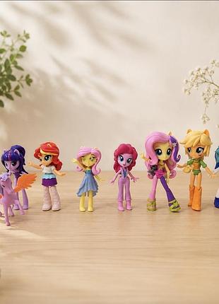 Коллекция игрушек девушки эквестрии / equestria girls minis (оригинал hasbro)