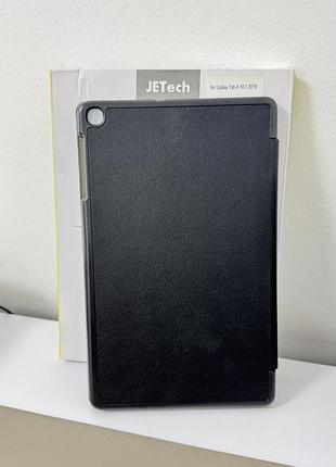 Чехол jetech для galaxy tab a 10.1 2019 защитный трифолд smart case черный