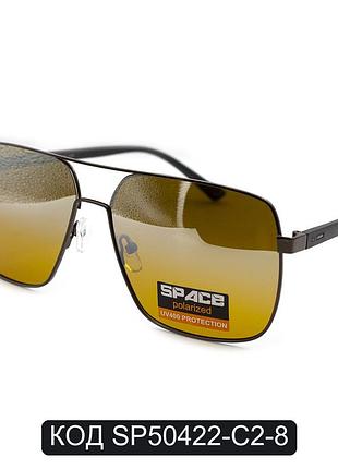 Поляризовані нічні антифари чоловічі жовті для авто і подорожей sp50422-c2-8 uv400