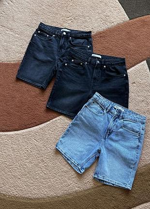 Джинсові шорти мом  бермуди zara 36 38