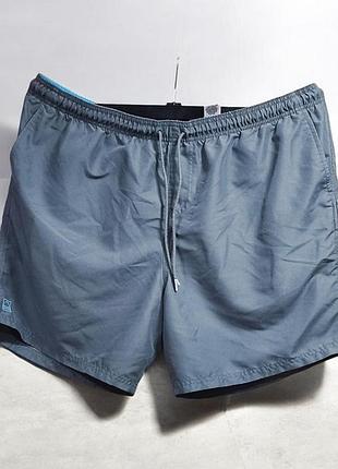 Батал летние серые мужские шорты от бренда marks &amp; spencer роз. xxl