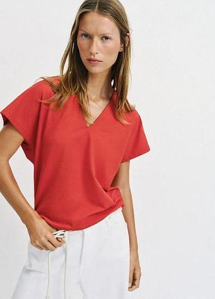 Футболка жіноча червона zara new