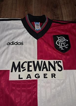 Мужская уникальная футболка jersey vintage glasgow rangers 1995
