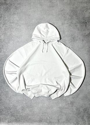 Біле худі оверсайз southern oversized boxy hoodie l