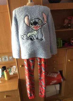 Пижама, комплект, 12-13 р 158 см. стич. disney