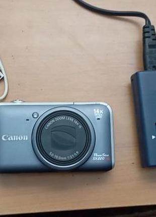 Цифровий фотоапарат canon powershot sx220 hs