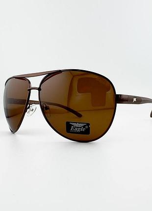Солнцезащитные очки авиаторы aagle polarized ea2811 c.04p с поляризацией и флексом