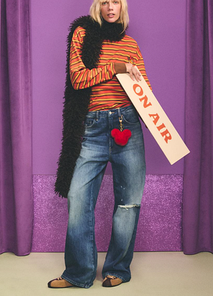 Джинсы багги harry lambert for zara x disney