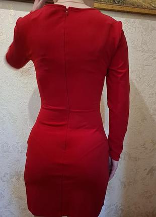 Красное платье от cropp 2