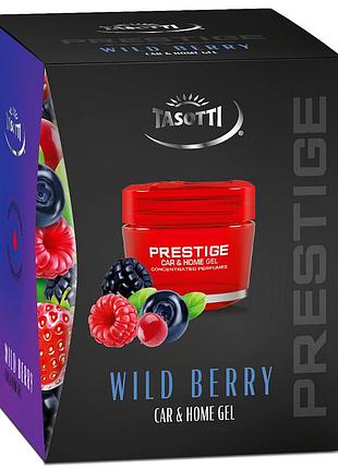 Ароматизатор для авто гелевый "gel prestige" wild berry (лесная ягодка) 50мл tasotti