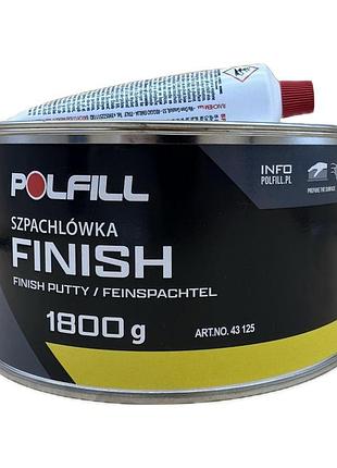 Шпаклівка фінішна (оздоблювальна) + затв. 1,8кг біла polfill