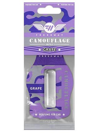 Ароматизатор для авто ампула "camouflage ampule" grape (виноград) 4,5мл freshway