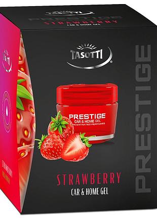 Ароматизатор для авто гелевый "gel prestige" strawberry (клубника) 50мл tasotti