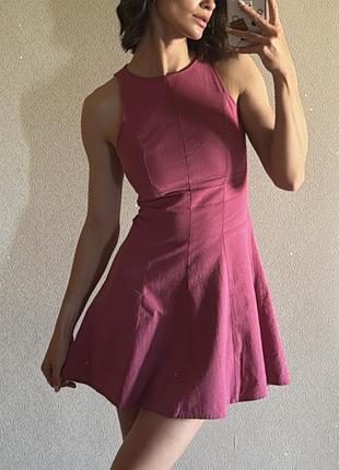 Льняна сукня zara
