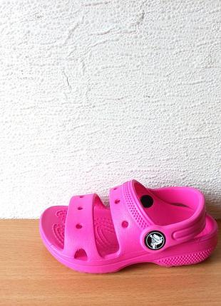 Босоножки сандалии кроксы crocs с7/24-25р. стелька 15,5 см.