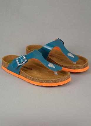 Вьетнамки женские dr. brinkmann/birkenstock шлепанцы сандалии кожаные лаковые обувь оригинал 37-38 р/24.5 см clarks gabor geox