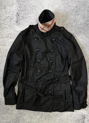 Жіночий плащ тренч burberry brit peasdale nova check короткий
