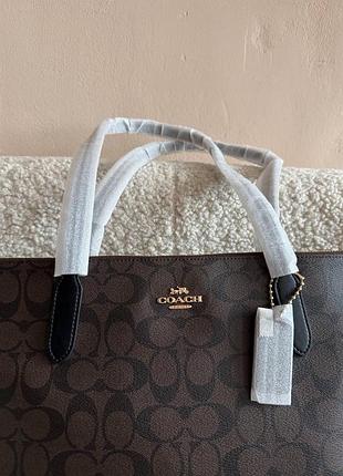 Сумка шопер coach zip tote 7