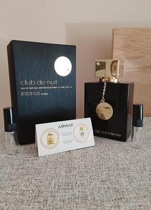 Парфуми жіночі armaf club de nuit intense woman розпив оригінал 3 мл 6 мл 9 мл відливант парфум нішевий арабські армаф клуб де нуіт інтенсе пробник