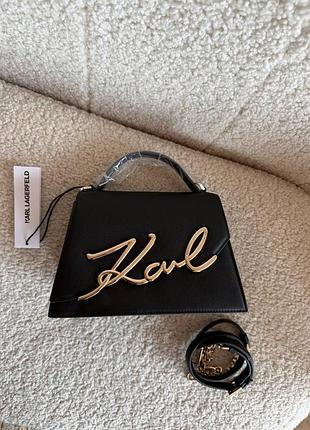 Сумка жіноча karl lagerfeld шкіряна