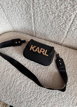 Сумка karl lagerfeld шкіряна