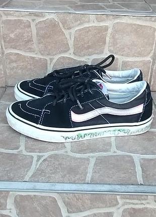 Кеды женские, замшевые, спортивные для скейтинга, vans skateboard sk8, 38.5(24.5) см.