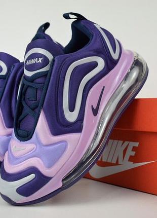 Nike air max 720 синие с сиреневым