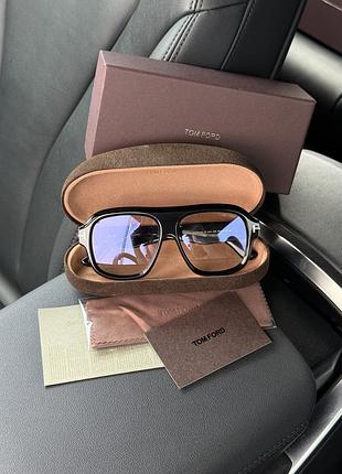 Женские очки tom ford clear/black