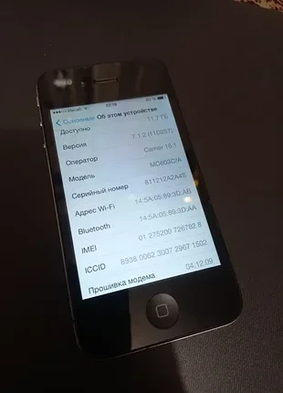Смартфон apple iphone 4 16gb neverlock 5
