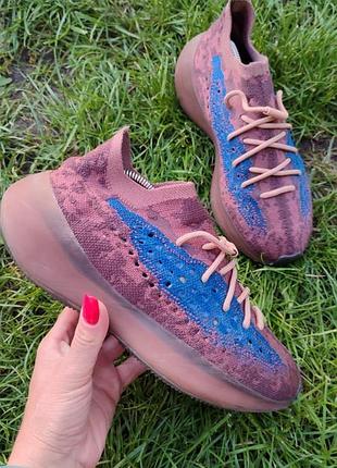 Шикарные кроссовки adidas yeezy boost 380 azure