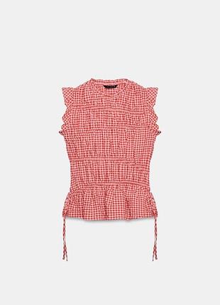 Топ жіночий червоний zara new