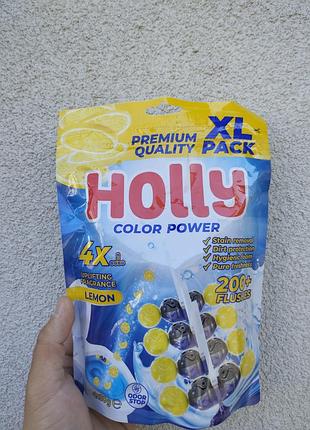 Підвісний блок для унітазу holly color power lemon 4×50 г освіжувач