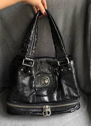 Вінтажна лакована сумка-тоут  marc by marc jacobs
